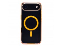 Чехол-накладка - SM041 SafeMag для "Apple iPhone 17 Air" (transparent/orange) (243330)