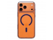 Чехол-накладка - SM041 SafeMag для "Apple iPhone 17 Pro Max" (transparent/blue) (243325)