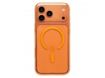 Чехол-накладка - SM041 SafeMag для "Apple iPhone 17 Pro Max" (transparent/orange) (243326)