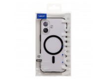 Чехол-накладка - SM041 SafeMag для "Apple iPhone 17" (transparent/black) (243315)