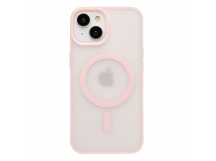 Чехол-накладка - SM042 SafeMag для "Apple iPhone 14" (light pink) (243376)
