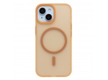 Чехол-накладка - SM042 SafeMag для "Apple iPhone 15" (coffee brown) (243372)