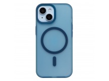 Чехол-накладка - SM042 SafeMag для "Apple iPhone 15" (dark blue) (243373)