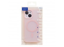 Чехол-накладка - SM042 SafeMag для "Apple iPhone 15" (light pink) (243371)