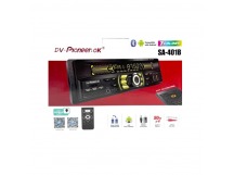 Автомагнитола Pioneeir SA-401B (Bluetooth/USB/AUX/FM/пульт)
