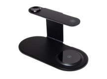 Беспроводное зарядное устройство V2206 SafeMag 3in1 15W с ночником (black) (243553)