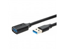 Кабель удлинительный USB 3.0 Am-Af 1m TELECOM черный (TUS708-1M) (1/125)