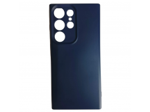 Чехол силиконовый Samsung S23 Ultra Magsafe темно-синий