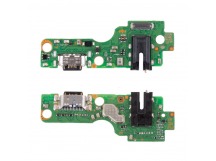 Шлейф для Tecno Spark 40C (KM4k) плата на системный разъем/разъем гарнитуры/микрофон - Премиум