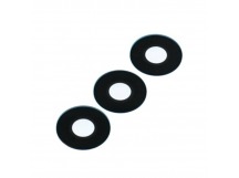 Стекло камеры для Huawei Honor 400 Lite (ABR-NX1) (комплект 3 шт.) Черный