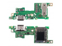 Шлейф для Infinix Note 50 Pro 4G (X6855) плата на системный разъем/разъем SIM/микрофон - Премиум