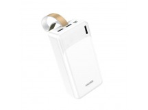 Внешний аккумулятор 30 000 mAh KAKUSIGA KSC-1272 (2USB/PD/Micro/LED инд.бат) белый