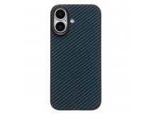 Чехол-накладка Cellis SM009 POSH KEVLAR SafeMag для "Apple iPhone 17" (dark blue) (243527)
