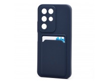 Чехол-накладка - SC337 с картхолдером для "Realme C85 5G" (dark blue) (243759)