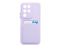 Чехол-накладка - SC337 с картхолдером для "Realme C85 5G" (light violet) (243760)