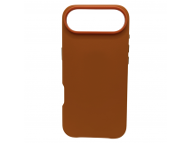 Чехол для iPhone 17 Air кожаный Magsafe, оранжевый