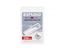 Флеш-накопитель USB 256GB Exployd 620 белый