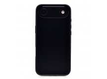 Чехол-бампер - металлический с силиконовыми бортами  для "Apple iPhone 17 Air" (black) (243538)