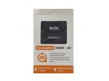 Конвертер вход гн.HDMI - 3гн.RCA выход "Cadena"