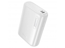 Аккумулятор внешний HOCO J158 Runner, 5000mAh, пластик, индикатор, USB, цвет: белый (1/105)