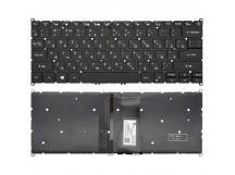 Клавиатура для Acer Aspire A114-21 черная с подсветкой