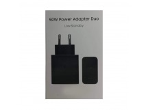 Сетевое ЗУ SAMSUNG EP-T5020 (2PD 50W/25W) черное ORG