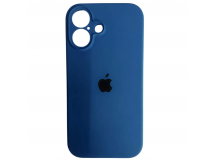 Чехол силиконовый Silicone Case ORG iPhone 16 (защита камеры) темно-синий (21)