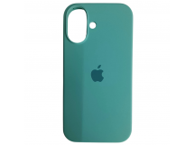 Чехол силиконовый Silicone Case ORG iPhone 16 бирюзовый (11)