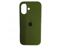 Чехол силиконовый Silicone Case ORG iPhone 16 хаки (13)