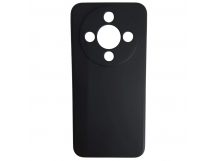 Чехол силиконовый Honor X9D матовый с защитой камеры черный