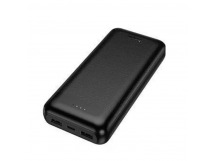 Внешний аккумулятор 20 000 mAh HOCO J153A (2USB/PD/Micro/LED инд.бат) черный