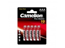 Батарейка Camelion Plus LR03 AAA BL10 Alkaline 1.5V отрывные (10/120/720)