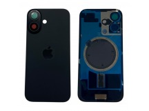 Задняя крышка iPhone 16 (Стекло камеры + Рамка + MagSafe) Оригинал Черный