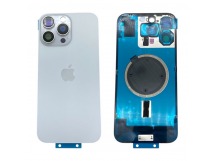 Задняя крышка iPhone 16 Pro Max (Стекло камеры + Рамка + MagSafe) Оригинал Белый