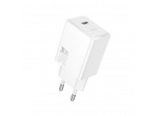 Адаптер Сетевой Hoco N70 Nuevo PD Type-C 3A/30W (white) (241797)