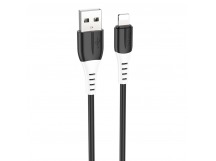 Кабель USB - Lightning UGETUS X82 Silicone (черный) 1м