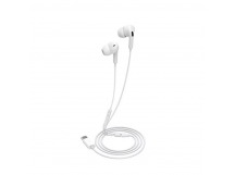Проводные наушники с микрофоном внутриканальные Celebrat E300 Type-C  (white) (243925)