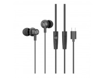 Проводные наушники с микрофоном внутриканальные Celebrat G38 Type-C  (black) (243942)