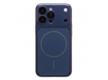 Чехол-накладка - SM091 AG-Glass SafeMag для "Apple iPhone 13 Pro" (dark blue) (244009)