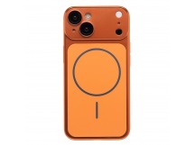 Чехол-накладка - SM091 AG-Glass SafeMag для "Apple iPhone 14" (orange) (244012)