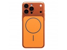 Чехол-накладка - SM091 AG-Glass SafeMag для "Apple iPhone 15 Pro Max" (orange) (244014)