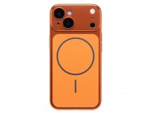 Чехол-накладка - SM091 AG-Glass SafeMag для "Apple iPhone 15" (orange) (244016)
