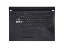 Топ-панель Asus ROG Strix G G731GU черная с RGB-подсветкой (4-зонная) без Keystone