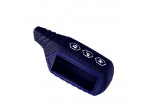 Чехол силиконовый, рефлёное покрытие к ПДУ SL B6, B9, B91, A61, A91, тёмно-синий