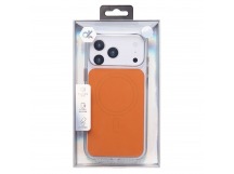 Чехол-накладка SM046 SafeMag для "Apple iPhone 17 Pro Max" (orange/transparent) (243967)