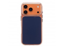 Чехол-накладка SM046 SafeMag для "Apple iPhone 17 Pro" (dark blue/transparent) (243968)