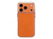 Чехол-накладка SM046 SafeMag для "Apple iPhone 17 Pro" (orange/transparent) (243969)