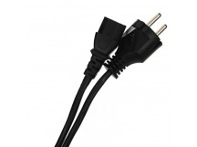 Кабель компьютер--> розетка 220V EU (прямой) <VDE> 3GX0,75mm2, 3,0m, медь, TELECOM <TE021-CU0.75-3> (1/50)