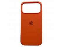 Чехол iPhone 17 Pro Max Silicone Case (c Лого) №02 Абрикосово-Апельсиновый