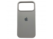 Чехол iPhone 17 Pro Max Silicone Case (c Лого) №10 Серый